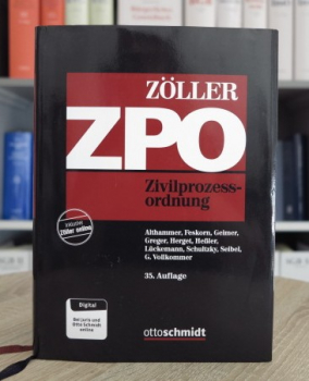 Zöller, ZPO Zivilprozessordnung 35. Auflage 2024 (Rechtsstand Oktober 2023)