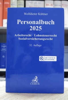 Küttner, Personalbuch 2025, KI-Anwendung nicht mehr nutzbar