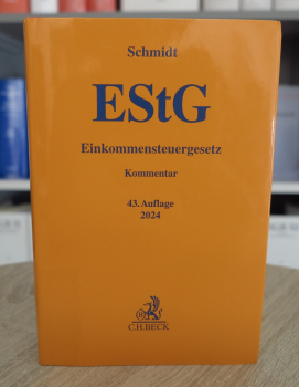 Schmidt, EStG Einkommensteuergesetz 43. Auflage 2024