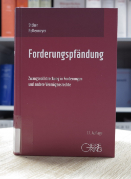 Stöber, Forderungspfändung 17. Auflage 2020