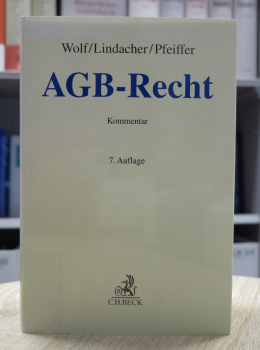 Wolf/Lindacher, AGB-Recht Kommentar 7. Auflage Juli 2020