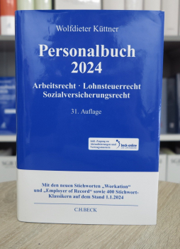 Küttner, Personalbuch 2024