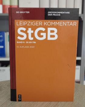 Leipziger Kommentar StGB 13. Auflage 2020 §§ 69-79b