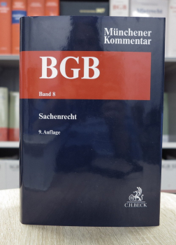 Münchener Kommentar BGB 9. Auflage 2023 Band 8 Sachenrecht §§ 854-1296, WEG ErbbauRG