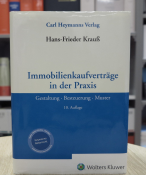 Krauß, Immobilienkaufverträge in der Praxis 10. Aufl. 2024 (August 2023)