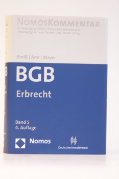 Kroiß/Ann/Mayer, NomosKommentar BGB Erbrecht Bd. 5 §§ 1922-2385, 4. Auflage 2014 - Juristisches ...