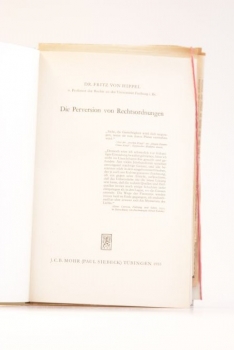 Hippel, Die Perversion von Rechtsordnungen , 1955