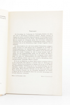 Carstens, Grundgedanken der amerikanischen Verfassung und ihre Verwirklichung, 1954