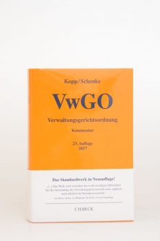 Kopp, Verwaltungsgerichtsordnung VwGO 23. Auflage 2017