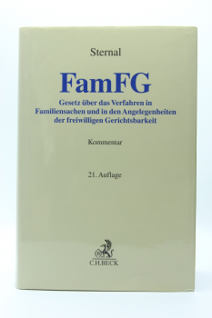 Sternal, FamFG Kommentar 21. Auflage 2023 (Gesetzesstand 1.1.2023) mit Reform des Vormundschafts- und Betreuungsrechts