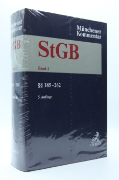 Münchener Kommentar StGB Strafgesetzbuch 5. Auflage 2025 Band 4 §§ 185-262, unbenutztes verschweißtes Autorenexemplar