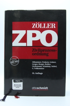 Zöller, ZPO Zivilprozessordnung 35. Auflage 2024 (Rechtsstand Oktober 2023)