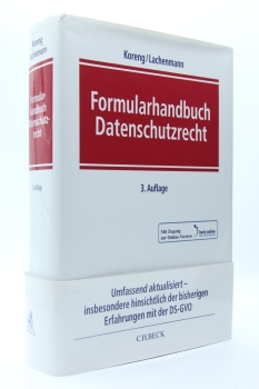 Koreng, Formularhandbuch Datenschutzrecht 3. Auflage 2021
