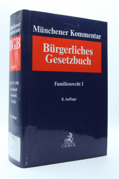 Münchener Kommentar BGB 8. Auflage 2019 Band 9 Familienrecht I §§ 1297-1588 Versorgungsausgleichsgesetz Gewaltschutzgesetz Lebenspartnerschaftsgesetz