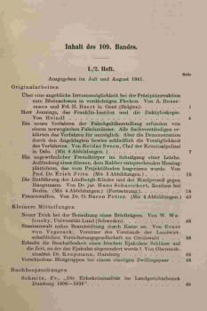 Archiv für Kriminologie, Begründet von Dr. Hans Gross, Band 109 und 110, 1941/1942