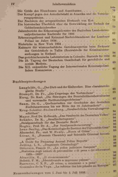 Archiv für Kriminologie, Begründet von Dr. Hans Gross, Band 99 und 100, 1936/1937