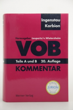 Ingenstau, VOB Teile A und B 20. Auflage 2017 (Rechtsstand Oktober 2016)