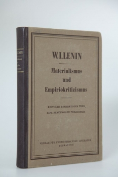 Lenin, Materialismus und Empiriokritzismus, Vlg. f. fremdsprachige Literatur Moskau 1947