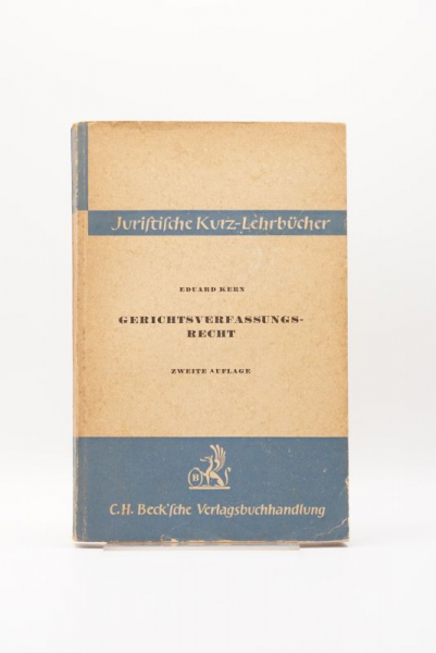 Kern, Gerichtsverfassungsrecht 2. Auflage 1954