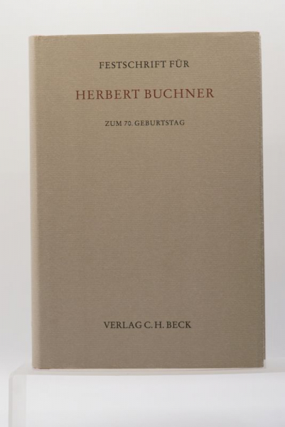 Festschrift für Herbert Buchner zum 70. Geburtstag, 2009