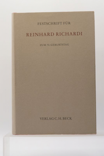 Festschrift für Reinhard Richardi zum 70. Geburtstag, 2007