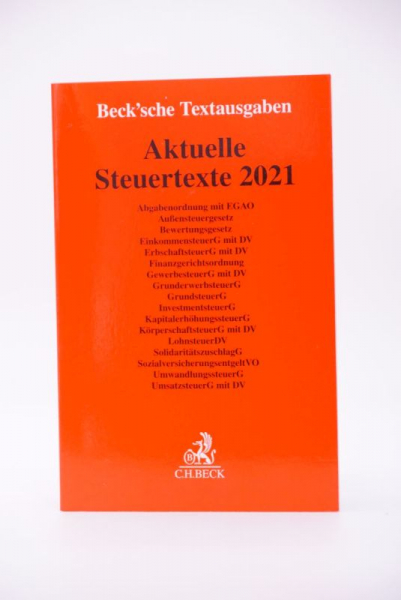 Aktuelle Steuertexte 2021, 1. Januar 2021