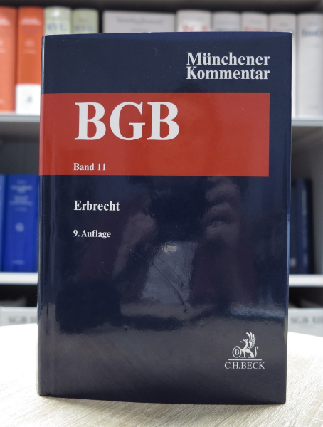 Münchener Kommentar BGB 9. Auflage 2022 Band 11 Erbrecht §§ 1922-2385, §§ 27-35 BeurkG