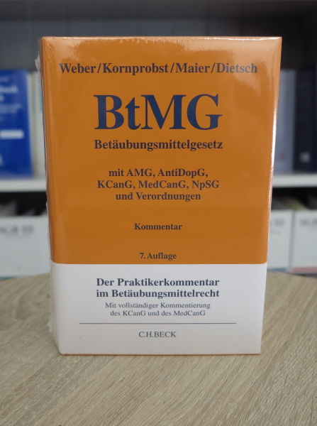 Weber, BtMG Betäubungsmittelgesetz Kommentar 7. Auflage 2025 aktuelle Auflage