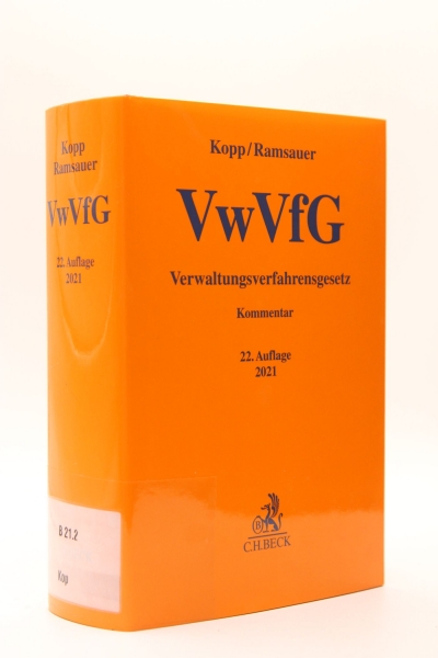 Kopp, VwVfG 22. Auflage 2021