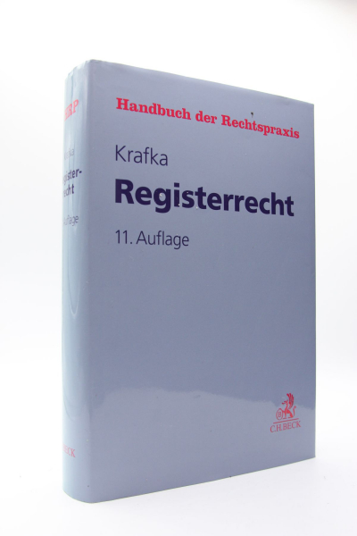 Krafka, Registerrecht 11. Auflage 2019