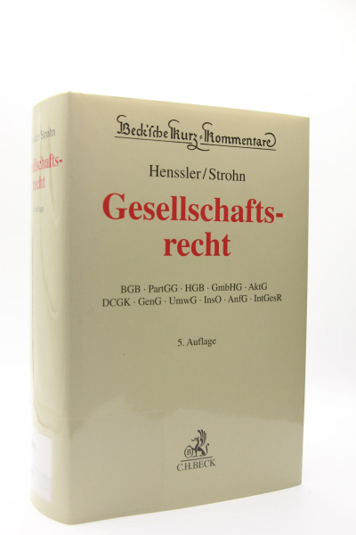 Henssler, Gesellschaftsrecht 5. Auflage 2021
