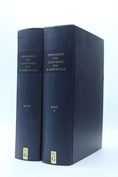 Strafrecht als Scientia Universalis, Festschrift für Claus Roxin zum 80. Geburtstag am 15. Mai 2011, 2 Bände, Berlin 2011