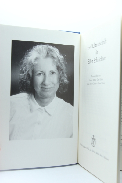 Gedächtnisschrift für Ellen Schlüchter, Köln 2002