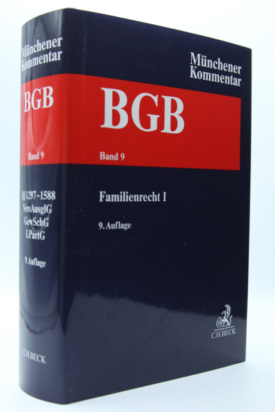 Münchener Kommentar BGB  9. Auflage 2022 Band 9 Familienrecht I §§ 1297-1588, VersAusglG, GewSchG, LPartG