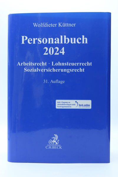 Küttner, Personalbuch 2024