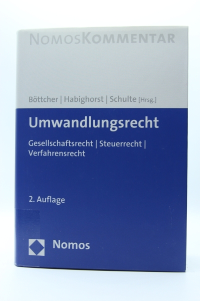 Böttcher, Umwandlungsrecht 2. Auflage 2019 (Oktober 2018)