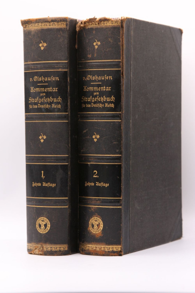 von Olshausen, Kommentar zum Strafgesetbuch StGB für das Deutsche Reich 10. Auflage 1916 in 2 Bänden