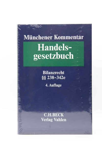 Münchener Kommentar HGB Handelsgesetzbuch 4. Auflage 2020 Band 4 §§ 238-342e Bilanzrecht, aktuelle Auflage unbenutzt, original verschweißt