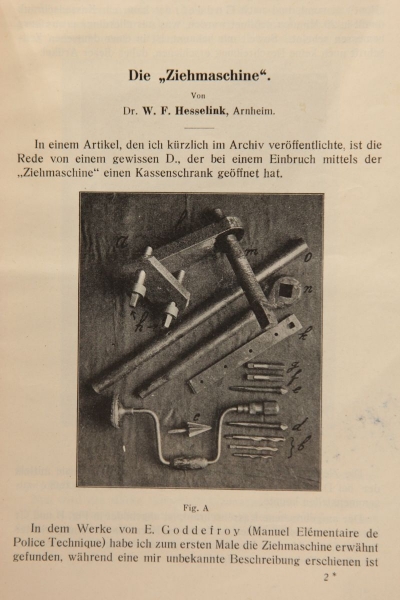 Archiv für Kriminologie, Begründet von Dr. Hans Gross, Band 77 und 78, ca. 1925/1926, Inhaltsverzeichnis Band 77 fehlt, Rücken falsch beschriftet